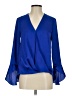 Vince Camuto 100% Polyester Blue Long Sleeve Blouse Size XS - photo 1