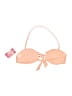 Candie's 100% Polyester Orange Pink Swimsuit Top Size M - photo 2