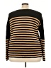 Who What Wear Stripes Gold Pullover Sweater Size 3X - photo 2