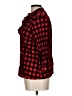 Kim Rogers Plaid Red 3/4 Sleeve Blouse Size L - photo 5