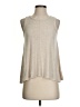 Peyton Jensen Tan Sleeveless T-Shirt Size S - photo 1