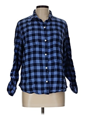 Riders by Lee 3/4 Sleeve Button-Down Shirt (view 1)