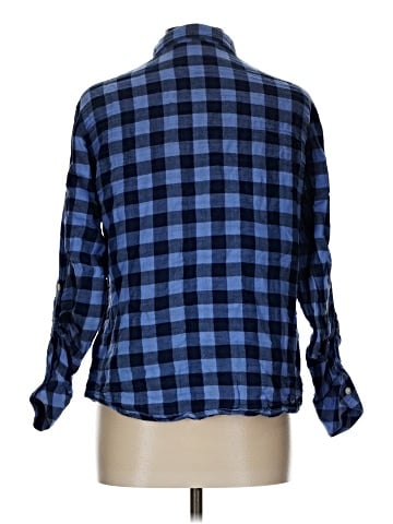 Riders by Lee 3/4 Sleeve Button-Down Shirt (view 2)