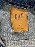Gap 100% Cotton Blue Denim Jacket Size S - photo 6