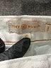 Tory Burch Metallic Ivory Jeans Size 28 waist - photo 4