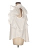 Beulah Style Ivory Short Sleeve Blouse Size M - photo 5