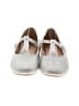 Nordstrom Metallic Silver Flats Size 3 (youth) - photo 2
