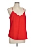 J.Crew Factory Store 100% Polyester Red Tank Top Size 12 - photo 1