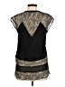 Sandro 100% Polyamide Black Short Sleeve Top Size Med (2) - photo 2