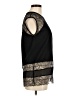 Sandro 100% Polyamide Black Short Sleeve Top Size Med (2) - photo 4