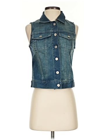 Skies Are Blue Denim Vest (view 1)