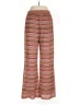 Gemma + Jane Stripes Red Casual Pants Size L - photo 2