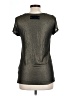 Luisa Cerano Metallic Silver Short Sleeve Top Size L - photo 2