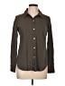 Theory Brown Long Sleeve Button-Down Shirt Size L - photo 1