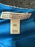 Dana Buchman 100% Polyester Print Gray Casual Dress Size 10 - photo 7