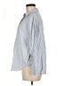 Zara Stripes Blue Long Sleeve Button-Down Shirt Size M - photo 5
