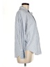 Zara Stripes Blue Long Sleeve Button-Down Shirt Size M - photo 4