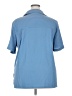 Liz Baker 100% Polyester Blue Short Sleeve Blouse Size 20 - photo 2