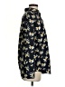 Banana Republic 100% Polyester Floral Black Long Sleeve Blouse Size S - photo 4