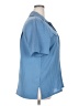 Liz Baker 100% Polyester Blue Short Sleeve Blouse Size 20 - photo 4