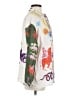 Assorted Brands 100% Polyester Print Ivory Long Sleeve Blouse Size S - photo 4