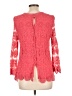 Solitaire 100% Cotton Red 3/4 Sleeve Top Size L - photo 2