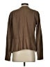 Vince. 100% Leather Solid Brown Blazer Size S - photo 2