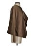 Vince. 100% Leather Solid Brown Blazer Size S - photo 4