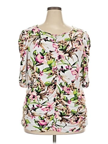 Lane Bryant 3/4 Sleeve T-Shirt (view 1)