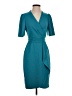 Donna Morgan Teal Cocktail Dress Size 4 - photo 1