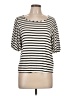 Green Envelope Ivory Short Sleeve Top Size L - photo 1