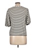 Green Envelope Ivory Short Sleeve Top Size L - photo 2