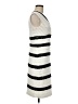 Sangria Stripes Ivory Cocktail Dress Size 8 - photo 4