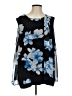 Calvin Klein 100% Polyester Black Sleeveless Blouse Size P (petite) - photo 1
