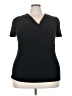Just My Size Black Short Sleeve Top Size 2X Plus - photo 1
