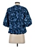 Chico's 100% Cotton Blue 3/4 Sleeve Blouse Size XS - photo 2