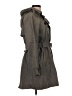 Comptoir des Cotonniers 100% Polyester Gray Trenchcoat Size EU (FR) 36 / US 4 - photo 4