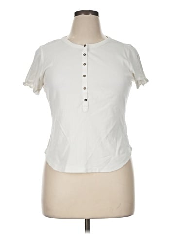 Pilcro Short Sleeve Blouse (view 1)