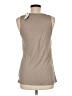 Express 100% Polyester Silver Sleeveless Blouse Size M - photo 2