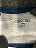 Cherokee Stripes Gray Short Sleeve Onesie Size 3-6 mo - photo 3