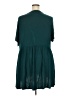 Torrid Teal Short Sleeve Blouse Size 4X Plus (4) - photo 2