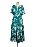 Torrid 100% Polyester Teal Casual Dress Size Lg Plus (0) - photo 1