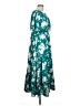 Torrid 100% Polyester Teal Casual Dress Size Lg Plus (0) - photo 4
