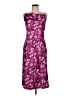 Bebe 100% Polyester Floral Purple Cocktail Dress Size M - photo 1