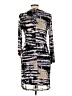 DKNY Graphic Silver Cocktail Dress Size 12 (petite) - photo 2