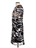 DKNY Graphic Silver Cocktail Dress Size 12 (petite) - photo 5