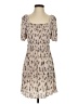 Primark 100% Polyester Animal Print Tan Casual Dress Size S - photo 1