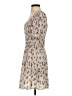 Primark 100% Polyester Animal Print Tan Casual Dress Size S - photo 5