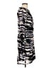 DKNY Graphic Silver Cocktail Dress Size 12 (petite) - photo 4