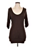 Studio Y Brown 3/4 Sleeve Top Size L - photo 1